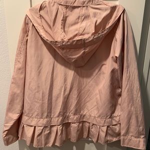 Pink Zara Rain Jacket with ruffle
